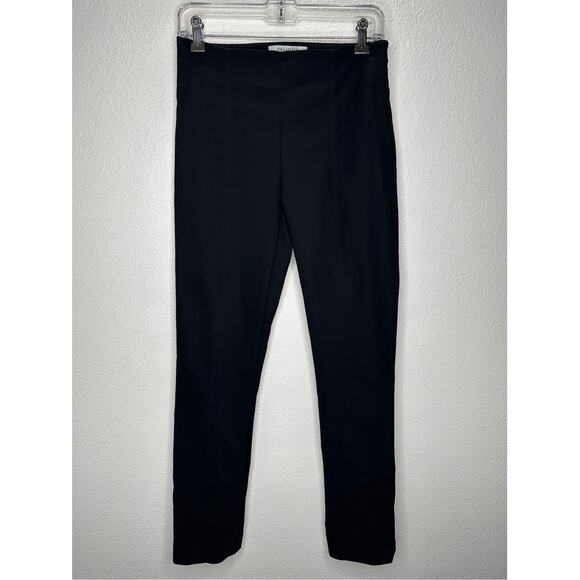 MM Lafleur Pants - MM Lafleur Black Stretch Skinny Side Zip Trouser Pant 6